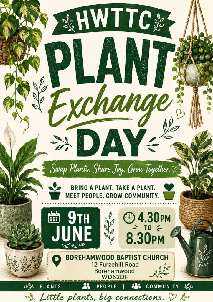 HWTTC Plant Exchange Day poster